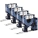 A45013 D1 Label Tape S0720530 Replace for Dymo Label Maker Refills d1 45013, 1/2 in x 23 Ft Black on White Compatible with DYMO LabelManager 160 210D 260P 280 360D 450D, 4-Pack