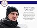 Blueberry Uniforms Navy Merino Wool Beanie Hat -Soft Winter and Activewear Watch Cap