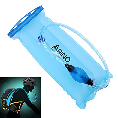 ARINO Hydration Bladder Water Reservoir Collapsible Military Water Reservoir Pack 2 Liter/70 oz FDA-approved and BPA-Free for Hiking Camping Cycling Hunting