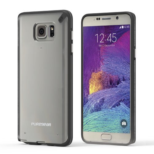 PureGear Slim Shell Case for Samsung Galaxy Note5 - Clear/Black