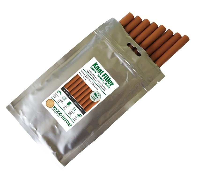 Wood Repair Knot Filler Compact Bag with 8 sticks - 150mm - CHERRY