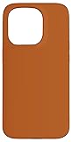 iPhone 15 Pro Matte Burnt Orange Color Case