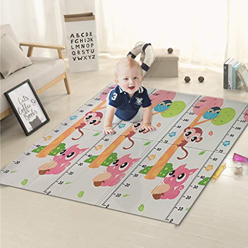 Baby Play Mat, KAKIBLN Non Toxic Folding Floor Mat Kids Playmat