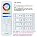 Mi-Light Led Remote Controller 2.4GHZ Wireless 8 Zone For 5IN1 Controller/New Version RGBCCT Led Bulb Downlight