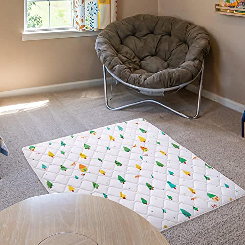Premium Foam Baby Play Mat 50" X 50", Thick OnePiece Crawling