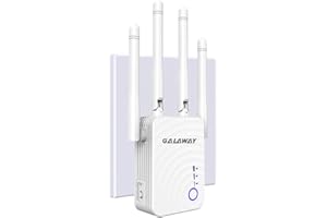 GTSTEG WiFi Range Extender Repeater, 2.4GHz & 5GHz Dual Band 1200Mbps WiFi Repeater Wireless Signal Booster, 360 Degree Full Coverage WiFi Extender Signal Amplifier with 4 Antennas
