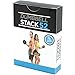 Stack 52 Dumbbell Exercise Cards by Strength Dumbbell Workout Playing Card Game. Video Instructions Included. Perfect for Training with Adjustable Dumbbell Free Weight Sets and Home Gym Fitness.