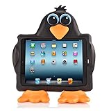 Koooky Tux the Penguin Children's Apple iPad Air Tablet Case - Drop, Shock and Scratch Resistant tablet case with car headrest travel attachment - for Apple iPad Air, Air 2