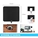 GJT Amplified TV Antenna HDTV Digital Antenna 50 Miles Range Indoor High Reception with Detachable Signal Booster for Free Channel,10ft High Performance Coax Cable with Adapter