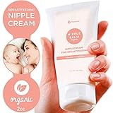 MATTERNA Organic Nipplecream for Breastfeeding Mothers (2-oz), Naturally Soothing Nursing Butter Nipple Balm, Lanolin-Free
