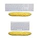Keyboard & Mouse Wrist Rest Pad, Non Slip Silica Gel Soft to The Touch Support for Office, Computer, Laptop, & Mac - Durable & Comfortable & Lightweight for Easy Typing & Pain Relief