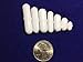 THT 7 Pcs Teflon (PTFE) Round/Octagon Magnetic Stir Bar Set, White