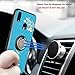 Alapmk Compatible with Xiaomi Redmi Note 7 Case, Pattern Design [with 360 ° Kickstand] Protection Cover Fit with [Magnetic Car Mount] for Xiaomi Redmi Note 7 /Redmi Note 7 Pro/Note 7s,Flower