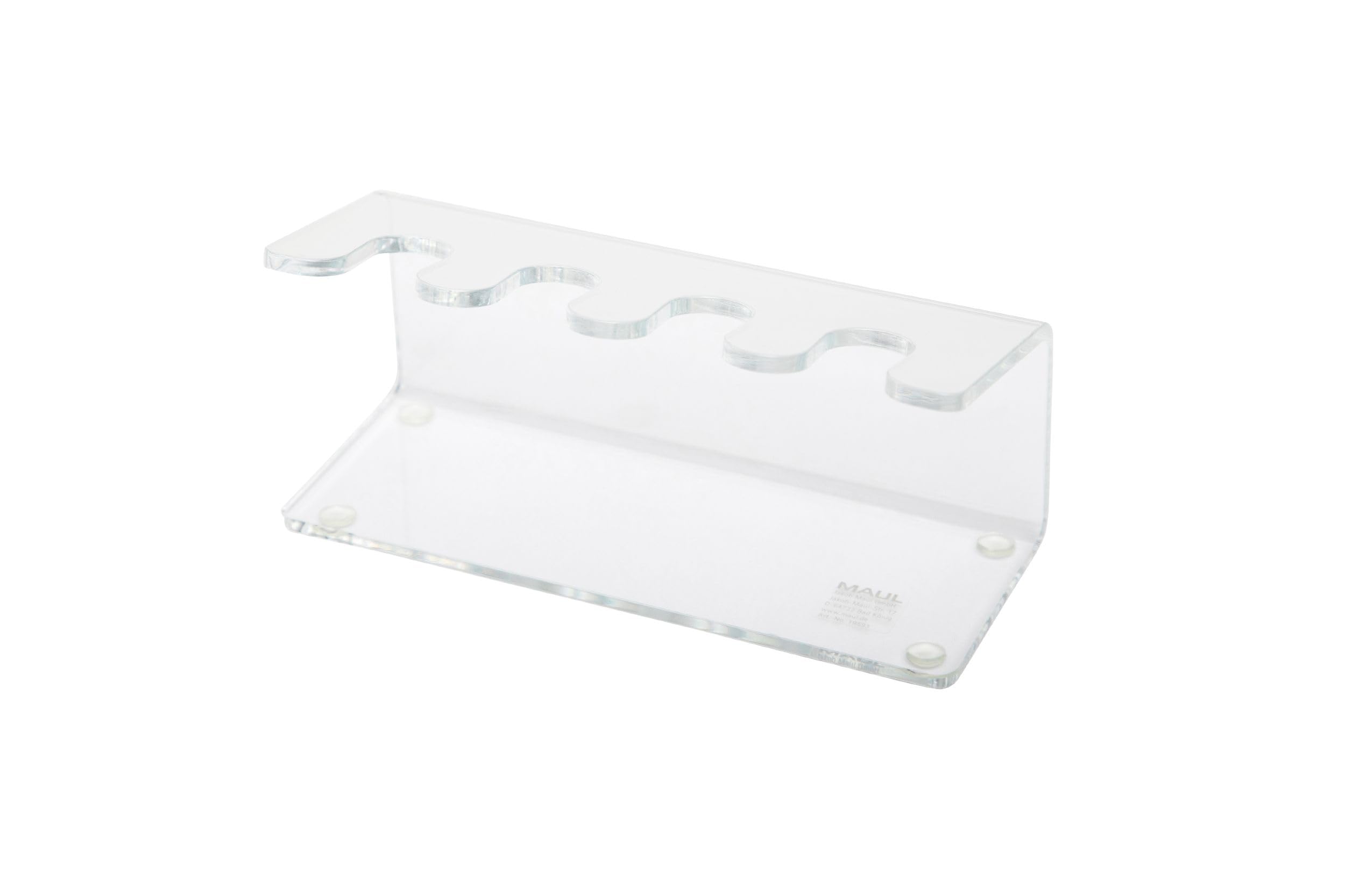 Acrylic Stamp Holder, Straight Form for 4 Stamps, Transparent