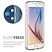 EasyAcc Samsung Galaxy S6 Clear Case Ultra Transparent Crystal Invisible Protector Cover Shockproof Scratch Resistant Soft TPU Edge Hard Back Panel