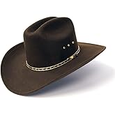 Western Express Felt Finish Cowboy Hat - Cattleman Style with Gold Hat Band | Cowboy & Cowgirl Hats for Men and Women
