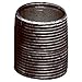 Anvil 8700152757, Steel Pipe Fitting, Close Nipple, 1-1/4