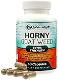 Premium Horny Goat Weed Extract - Libido Booster with Maca & Panax Ginseng, Natural Energy Enhancer Complex for Men & Women, L-Arginine, Mucuna Pruriens & Tongkat Ali Root, 1000mg Capsules
