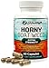 Premium Horny Goat Weed Extract - Libido Booster with Maca & Panax Ginseng, Natural Energy Enhancer Complex for Men & Women, L-Arginine, Mucuna Pruriens & Tongkat Ali Root, 1000mg Capsules