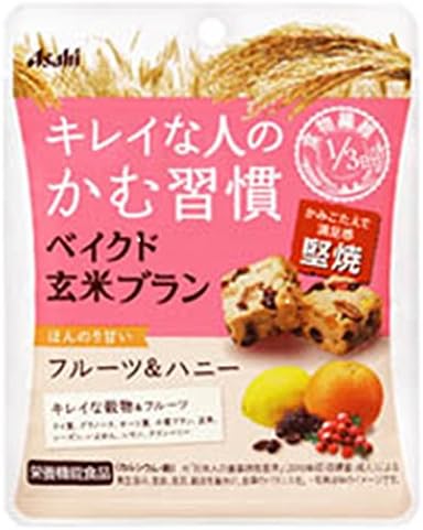 Amazon アサヒグループ食品 ベイクド玄米ブラン フルーツ ハニー 36g 6袋 クリーム玄米ブラン 栄養補助スナック 通販