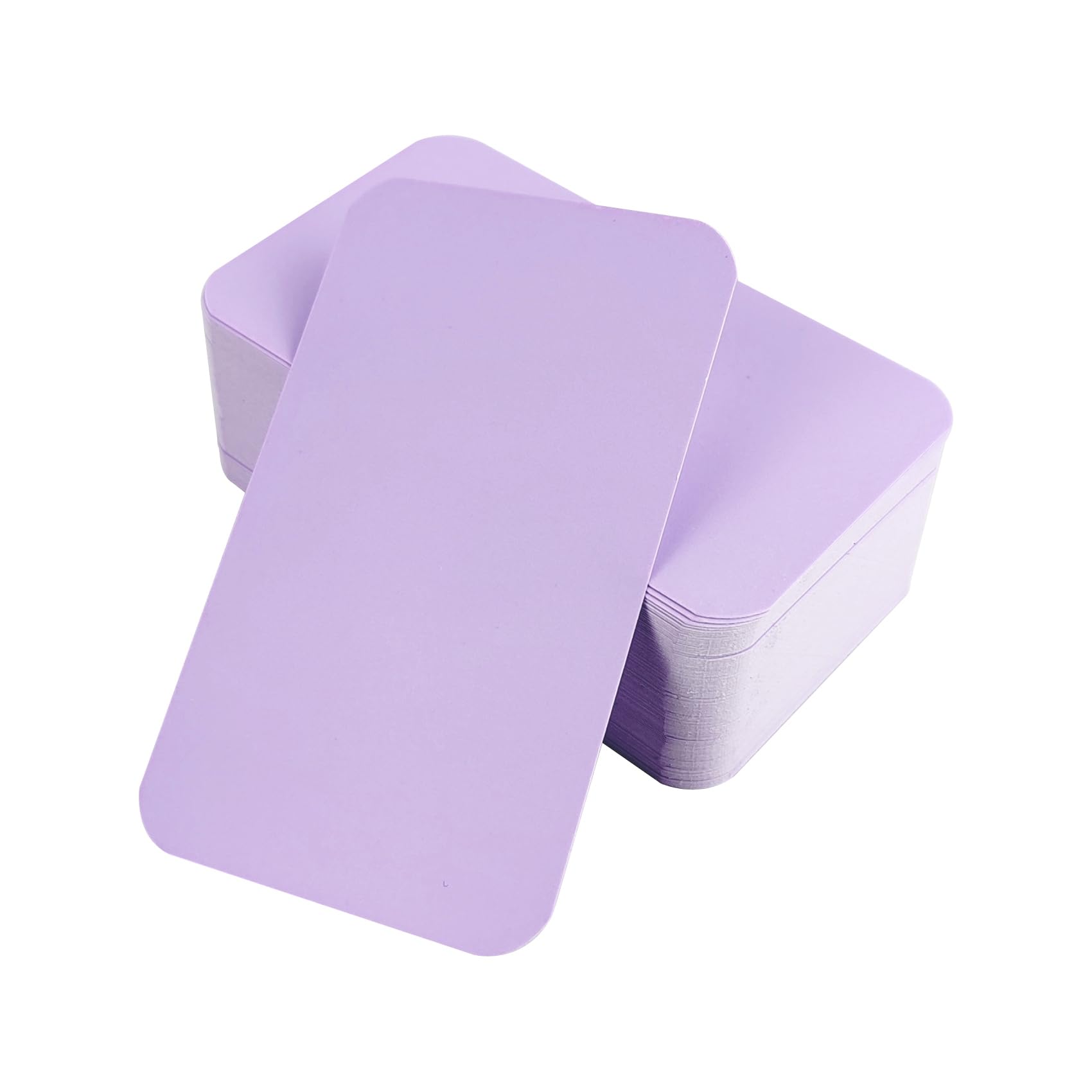 Photo 1 of 100 Pcs Small Note Cards Note Business Cards Thanksgiving Message Gift Business Message (Light Purple)