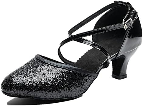 Coolkuskates Indoor Practice Beginner Latin Tango Dance Shoes Professional Dance Shoes for Girls, Women