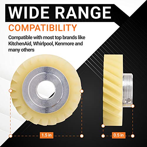 [LIFETIME WARRANTY] Ultra Durable W10112253 Mixer Worm Gear Replacement