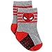 Superhero Baby Toddler 3 pack Gripper Athletic Socks (3T-4T, Spidey Grey)