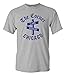 Strange Cargo Tees Chicago Baseball The Corner of Clark and Addison T-Shirt M Heather Grey