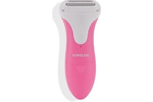 Kokoline Electric Shaver for Legs,Lady Shaver for Pubic Hair,Electric Razor for Women,Wet & Dry Shaver,Bikini Trimmer,Cordless Foil Shaver,Painless Body Hair Removal for Underarms,ROSE/DU8E