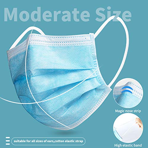 1st Aid First aid kit Accessories 50Pcs Disposable Face Masks, 3ply