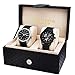 Akribos XXIV AK737-2 Men's Watch Set - AK618 Stainless Steel with Brown Leather Band & Multifunction Ultimate Stainless Steel Watch (Brown & Black)