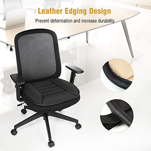 Tsumbay Car Seat Cushion Unique Mesh Fabric Seat Cushion Pad Memory Foam Breathable Universal