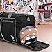 Lightweight Family Travel Luggage Set - Duffle Bag Backpack Toiletry Packing Cubes (FamilySet-Black)