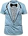 Impact Originals Retro Prom Blue Tux T-shirt