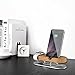 Apple Watch Stand, Universal 2 in 1 iPhone Stand/iwatch Stands, MZvul Bamboo Wood Charging Dock Station Cradle Holder for iPhone 7 7 plus & Apple Watch iWatch Series 1 (38mm 42mm)