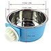 Yusenpet Cage Feeder Bowl for Small Pet, Food Water Feeder Bowl Dish with Bolt Holder for Pet Dog Cat Bird