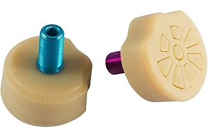 POWERDYNE Antik Gumball Superball Toe Stops - All Natural Rubber Roller Skate Toe Stoppers