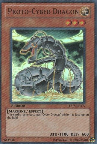 Yu-Gi-Oh! - Proto-Cyber Dragon (LCGX-EN177) - Legendary Collection 2 - 1st Edition - Ultra Rare