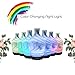 COOSA 100ml Aromatherapy Essential Oil Diffuser Glass Handmade Cool Mist Humidifier Waterless Auto Shut-Off with 4 Time Setting and 7 Color Changing Light for Home Deco Office Baby Spa Yoga