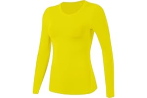 LWISMIL Women's Compression Shirt Long Sleeve Cool Dry Workout Tops Athletic Base Layer Undershirts