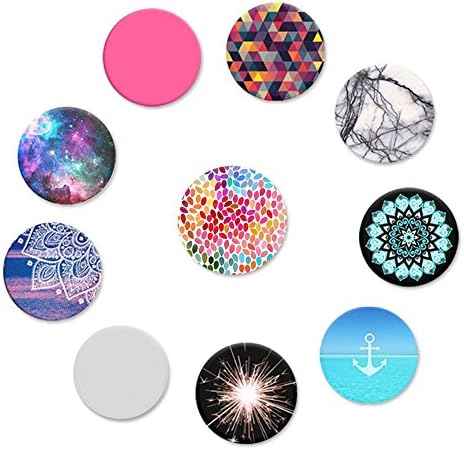 Universal HOT Phone Expanding Stand and Car Holder Grip Pop Socket , Expanding Stand and Grip for Smartphones and Tablets (3 Pack Multil Colored)