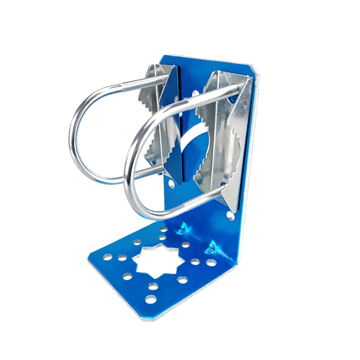 Hsthe Sea Pole Mount Bracket Outside Home Antenna Holder Antenna Pole Mount Kits Wireless bridge network card L-shaped double fixing bracket