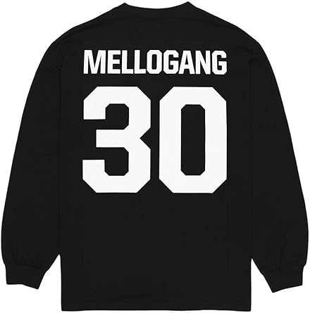 Marshmello Authentic Merch MELLOGANG 30 - Camisa Larga para Hombre, Color Blanco - Negro - X-Large: Amazon.es: Ropa y accesorios