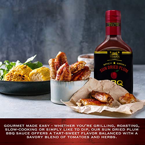 Traina Home Grown California Sun Dried Plum Barbecue Sauce No Corn