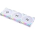 Lian Li UNI Fan SL120 V2 RGB White Triple Pack with Controller - UF-SL120V2-3W (V2)