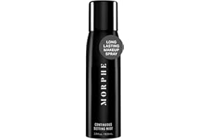 Morphe Continuous Setting Mist - Micro-Fine Makeup Setting Spray with a Natural Radiant Finish - Helps Makeup Resist Caking or Fading & Increases Wear of Foundation (2.8 fl oz)