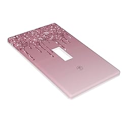 Pink Light Switch Cover Decorative Single Toggle 1