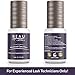 Extra Strong Eyelash Extension Glue for Professionals – Super Strong Black Bonding Adhesive for Long Lasting Semi Permanent Individual Lash Extensions – 3s Fast Drying / 6 Weeks Retention