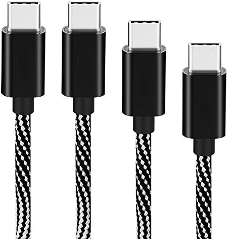 USB Type C Cable,Capkit 4Pack 3FT 6FT 6FT 10FT Nylon Braided USB A to USB C Charging Cord Fast Charger for Samsung Galaxy S8 Plus Note 8,LG G5 G6 V30,HTC 10,Nexus 5X/6P,Google Pixel XL